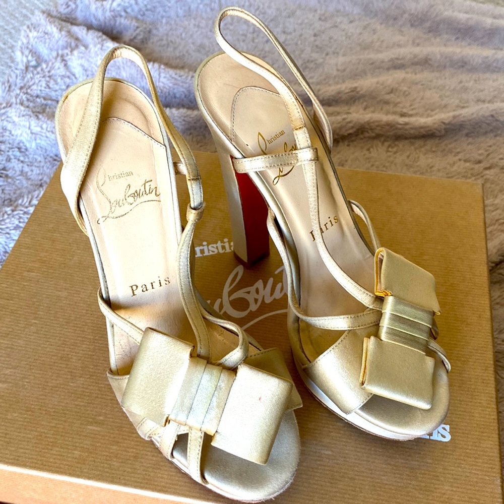 Christian Louboutin size 36.5 fair condition